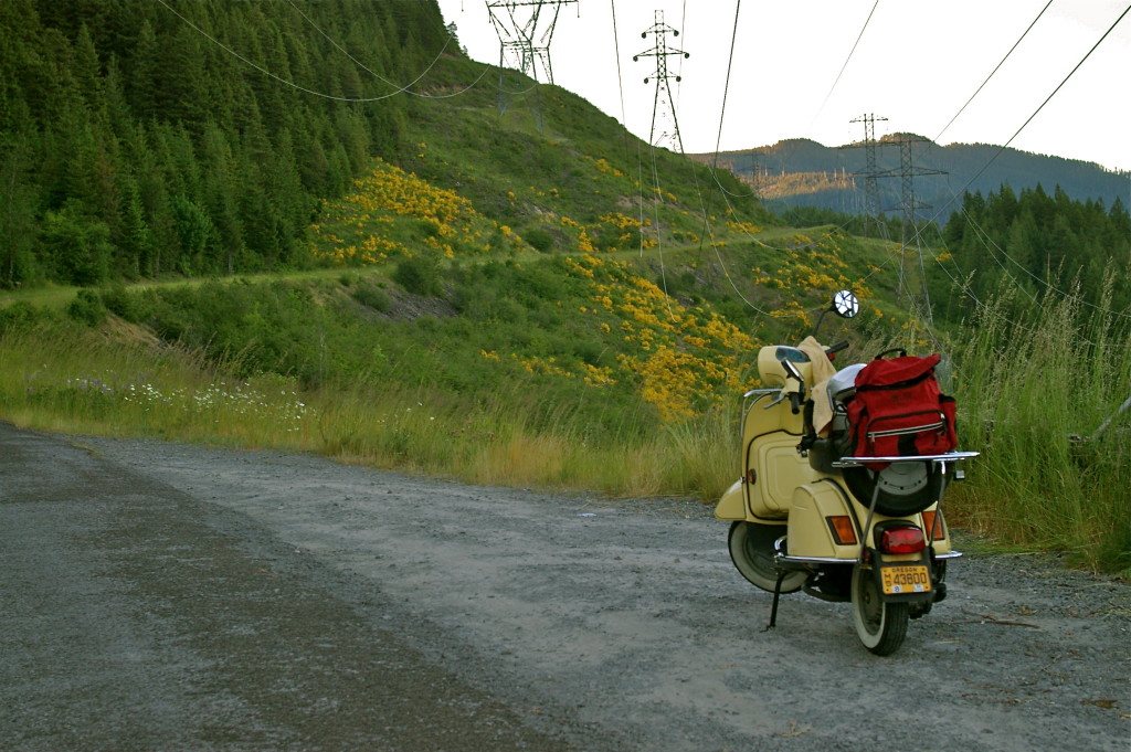 scooter on lolo pass
