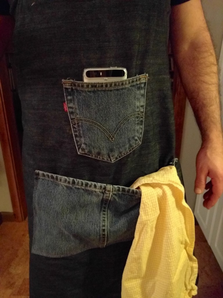He wanted that top pocket just for his cell phone.